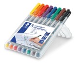 Staedtler® Feinschreiber Universalstift Lumocolor® - non-permanent, M, 8 Farben Staedtler® Box