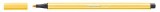 STABILO® Premium-Filzstift - Pen 68 - gelb Faserschreiber gelb ca. 1 mm Rundspitze
