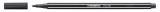 STABILO® Premium-Filzstift - Pen 68 - schwarz Faserschreiber schwarz ca. 1 mm Rundspitze
