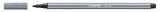 STABILO® Premium-Filzstift - Pen 68 - dunkelgrau Faserschreiber dunkelgrau ca. 1 mm Rundspitze