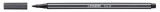 STABILO® Premium-Filzstift - Pen 68 - schwarzgrau Faserschreiber schwarzgrau ca. 1 mm Rundspitze