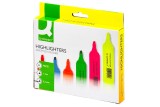Q-Connect® Textmarker - ca. 2 - 5 mm, 6-er Pack Textmarker gelb, pink, orange, grün, blau, rot