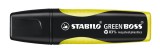 STABILO® Umweltfreundlicher Textmarker - GREEN BOSS - Einzelstift - gelb Textmarker gelb 2 + 5 mm