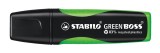 STABILO® Umweltfreundlicher Textmarker - GREEN BOSS - Einzelstift - grün Textmarker grün 2 + 5 mm