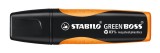 STABILO® Umweltfreundlicher Textmarker - GREEN BOSS - Einzelstift - orange Textmarker orange