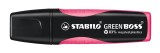 STABILO® Umweltfreundlicher Textmarker - GREEN BOSS - Einzelstift - pink Textmarker pink 2 + 5 mm