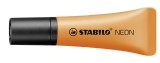 STABILO® Textmarker - NEON - Einzelstift - orange 4 Stunden Austrockenschutz Textmarker orange