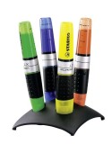 STABILO® Textmarker - LUMINATOR - 4er Tischset - gelb, grün, royalblau, orange Textmarker 2 + 5 mm