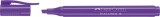 Faber-Castell Textmarker 38 Stiftform - violett Textmarker violett ca. 1 -4 mm