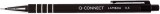 Q-Connect® Druckbleistift Lamda, 0,5 mm, ohne Härtegradkennzeichnung, schwarz Druckbleistift