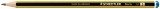Staedtler® Noris® Bleistift 120 - H, gelb-schwarz besonders bruchfest Bleistift H gelb-schwarz