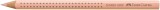 FABER-CASTELL Buntstift Jumbo GRIP - fleischfarbe hell ergonomische Dreikantform mit Namensfeld 4 mm