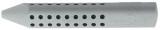 Faber-Castell Dreieckradierer GRIP 2001 - grau, Stiftform Radierer grau 14 x 90 x 14 mm Kunststoff