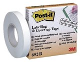 Post-it® Abdeck- und Beschriftungsband, 17,7 m x 8 mm, Schachtel mit 1 Nachfüllrolle Korrekturband