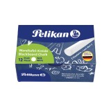 Pelikan® Wandtafelkreide 755/12, weiß, Kartonschachtel mit 12 Kreiden Kreide 12 mm 90 mm