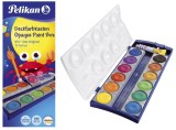 Pelikan® Deckfarbkasten 735K/12 - 12 Farben + 1 Deckweiß Farbkasten 12 Farben + 1 Deckweiß