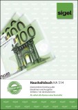 SIGEL Haushaltsbuch mit Klammerheftung - A5, 40 Blatt Haushaltsbuch A5 Buch 40 Blatt