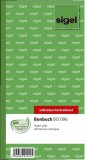 SIGEL Bonbuch - o. Kellner-Nr., 360 Abrisse, SD, gelb, 105x200 mm, 2 x 60 Blatt Bonbuch 105 x 200 mm