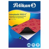 Pelikan® Kohlepapier interplastic 1022 G® - A4, 10 Blatt Kohlepapier schwarz A4 10 Blatt
