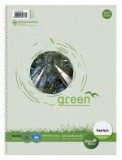 Staufen® green Collegeblock LIN22 - A4, 80 Blatt, 60 g/qm, kariert 100% aus Recycling-Papier A4