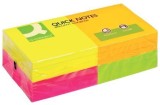 Q-Connect® Haftnotizen Quick Notes - Brilliantfarben, 76 x 76 mm Haftnotiz 76 mm 76 mm
