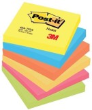 Post-it® Haftnotizen Active Collection - 76 x 76 mm, 6x 100 Blatt Haftnotiz 76 mm 76 mm Papier