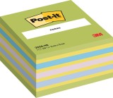 Post-it® Haftnotiz-Würfel - 76 x 76 mm, neonblau Haftnotizklotz neonblau 76 mm 76 mm 450 Blatt