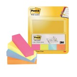 Post-it® Page Marker - 20 x 38 mm, Neonfarben, 4x 50 Streifen Index Marker 20 mm 38 mm Papier