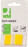 Q-Connect® Index - 25 x 45 mm, gelb, 50 Streifen Index Marker 25 mm 45 mm gelb 50 Streifen