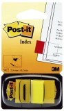 Post-it® Index Standard-Typ 680 - 25,4 x 43,2 mm, gelb Index Marker 25,4 mm 43,2 mm gelb Polyester