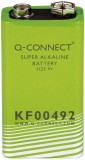 Q-Connect® Super Alkaline Batterien - E-Block, 9,0 V Batterie E-Block/6LR61/MN1604/Typ 9V 9 Volt