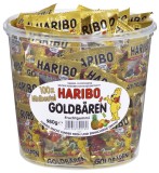 Haribo Fruchtgummi - mini Goldbären, 100 Minibeutel Fruchtgummi Goldbären 100 Beutel