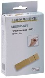 Leina-Werke Fingerverband - 50 Stück lose, 12 cm x 2 cm wasserfest Pflaster braun 50 Stück lose