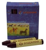 Stockmar Wachsmalstifte - rotviolett - 12 Stifte Wachsmalstifte rotviolett 12 Stück 83 mm 12 mm