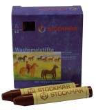 Stockmar Wachsmalstifte - rotbraun - 12 Stifte Wachsmalstifte rotbraun 12 Stück 83 mm 12 mm