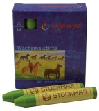 Stockmar Wachsmalstifte - gelbgrün - 12 Stifte Wachsmalstifte gelbgrün 12 Stück 83 mm 12 mm