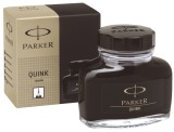 Parker Tinte - 57 ml Glasflacon, schwarz Tinte schwarz 57 ml Glasflacon