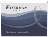 Waterman Tintenpatronen - blauschwarz, Standard-Großraum, 8 Patronen Tintenpatrone blau-schwarz