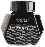 Waterman Tinte - 50 ml Glasflacon, schwarz Tinte schwarz 50 ml Glasflacon
