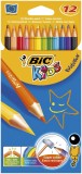 BiC® Buntstift Kids ECOlutions EVOLUTION - Kartonetui à 12 Farben sortiert Farbstiftetui 3,2 mm