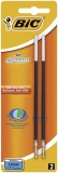 BiC® Kugelschreibermine IS1197, dokumentenecht, 0,4 mm, schwarz, Blister à 2 Stück schwarz 0,4 mm