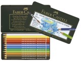 Faber-Castell Künstler-Aquarellstift ALBRECHT DÜRER®,12 Farben sortiert im Metalletui 3,8 mm