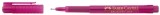 Faber-Castell Fineliner BROADPEN 1554 - 0,8 mm, pink (dokumentenecht) Fineliner pink 0,8 mm
