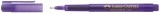 Faber-Castell Fineliner BROADPEN 1554 - 0,8 mm, violett (dokumentenecht) Fineliner violett 0,8 mm