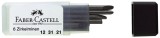Faber-Castell Zirkelminen - universell passend, 6 Stück in einer Dose Zirkelmine H 25 mm 2 mm