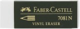 Faber-Castell Radierer VINYL ERASER 7081 N aus Kunststoff Radierer weiß 22 x 12 x 61 mm Papier
