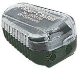 Faber-Castell TK® Minenspitzer, mit Auffangbehälter, Gehäusefarbe: grün Minenspitzer grün