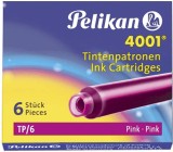 Pelikan® Tintenpatrone 4001® TP/6 - pink, 6 Patronen Tintenpatrone pink 6 Patronen