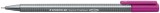 Staedtler® Feinschreiber triplus® - 0,3 mm, rotlila ergonomischer Dreikantschaft Fineliner rotlila