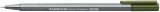 Staedtler® Feinschreiber triplus® - 0,3 mm, olivgrün ergonomischer Dreikantschaft Fineliner